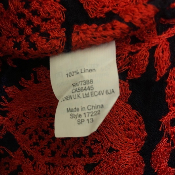 J Crew Linen Tunic Top - Picture 8 of 8